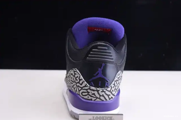 Cheap Kickmax Jordan Retro Black Court Air 3 CT8532-050 Purple 0620